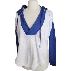 Anthropologie‎ Pilcro Women's S Wharfside Hooded Sweatshirt Flowy Comfy Tie Dye